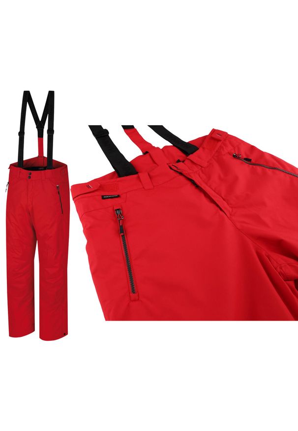 Męskie spodnie narciarskie Hannah Jago Red 6000 mm. Kolor: czerwony. Sezon: zima. Sport: narciarstwo