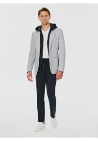 Pako Lorente - PAKO LORENTE – Casualowa marynarka męska w kolorze szarym. Okazja: na co dzień. Kolor: szary. Materiał: poliester, elastan, wiskoza. Sezon: jesień. Styl: casual #5