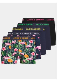 Jack & Jones - Jack&Jones Komplet 5 par bokserek Jacpink 12255851 Kolorowy. Materiał: bawełna. Wzór: kolorowy