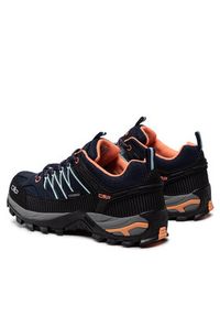 CMP Trekkingi Rigel Low Wmn Trekking Shoes Wp 3Q54456 Granatowy. Kolor: niebieski. Materiał: skóra, nubuk #9