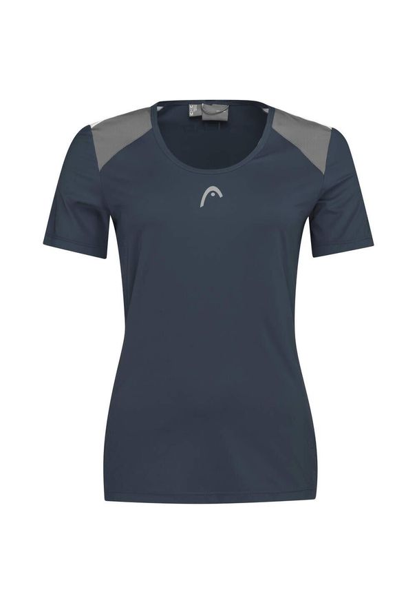 Koszulka tenisowa dziewczęca z krótkim rękawem Head Club 22Tech. Kolor: niebieski, biały, wielokolorowy. Długość rękawa: krótki rękaw. Długość: krótkie. Sport: tenis