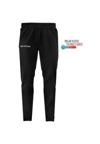 Spodnie Sportowe Givova Panta Cuba Czarne Rozmiar L - Oddychający Komfort. Kolor: czarny. Materiał: dresówka, materiał. Styl: sportowy