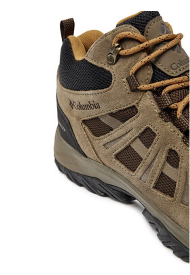 columbia - Columbia Trekkingi Redmond™ III Mid Waterproof Walking Shoe 1940581 Brązowy. Kolor: brązowy. Materiał: zamsz, skóra. Sport: turystyka piesza