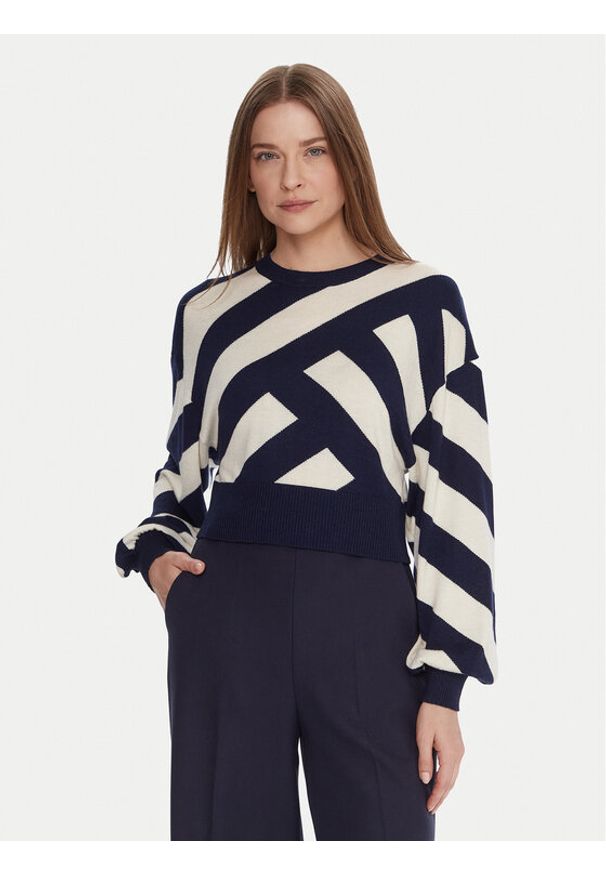 United Colors of Benetton - United Colors Of Benetton Sweter 1081E10EJ Czarny Regular Fit. Kolor: czarny. Materiał: wiskoza