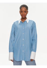 Samsoe & Samsoe - Samsøe Samsøe Koszula Salovas F24100170 Niebieski Loose Fit. Kolor: niebieski. Materiał: bawełna #1