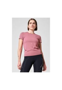 CASALL - Koszulka Sportowa Damska Casall Mesh Oddychająca Szybkoschnąca. Kolor: różowy. Materiał: mesh. Sport: joga i pilates