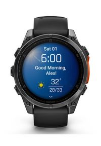 GARMIN - Garmin Fenix 8 AMOLED 47mm Slate Gray. Rodzaj zegarka: smartwatch. Styl: sportowy, militarny #3