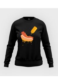 MegaKoszulki - Bluza damska taliowana Hot dog #1