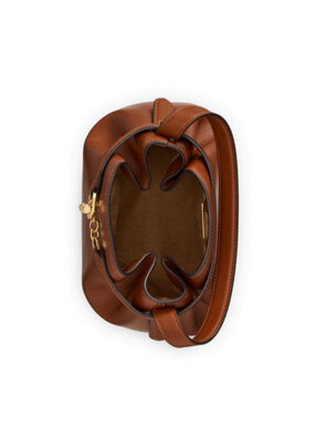Lauren Ralph Lauren - LAUREN RALPH LAUREN Torebka 431982787002 Brązowy. Kolor: brązowy. Materiał: skórzane