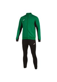 Komplet dresowy męski piłkarski Joma Derby bluza i spodnie. Kolor: zielony. Materiał: dresówka. Sport: piłka nożna