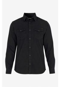 Jack & Jones - Dżinsowa koszula Sheridan. Kolor: czarny. Materiał: tkanina. Styl: klasyczny