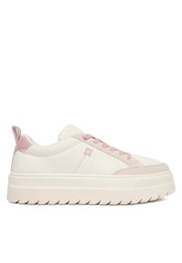 Hugo - HUGO Sneakersy Lyssa 50557899 Biały. Kolor: biały. Materiał: skóra #1