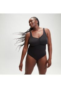 Strój kąpielowy jednoczęściowy damski na basen Speedo Aquanite. Kolor: czarny