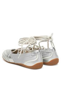 Karl Lagerfeld - KARL LAGERFELD Baleriny Altia KL66111 Srebrny. Kolor: srebrny. Materiał: skóra #2