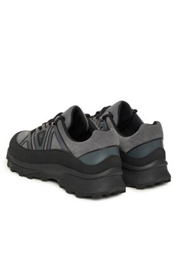 Guess Sneakersy FMFNOS SUE12 Szary. Kolor: szary. Materiał: zamsz, skóra