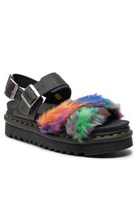 Dr. Martens Sandały Voss II Fluffy 27348889 Kolorowy. Materiał: skóra. Wzór: kolorowy #2