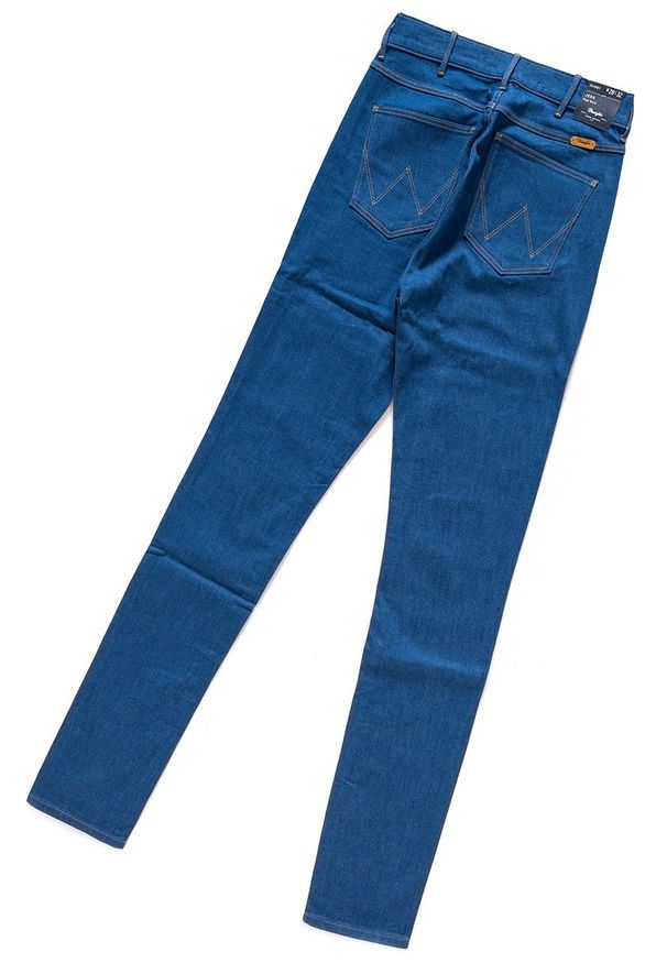 Wrangler - WRANGLER JESS SUMMER BLUE W22GBA90N. Stan: podwyższony. Wzór: jednolity