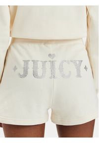 Juicy Couture Szorty sportowe Sully Rodeo JCBHS223825 Écru Regular Fit. Materiał: bawełna #5
