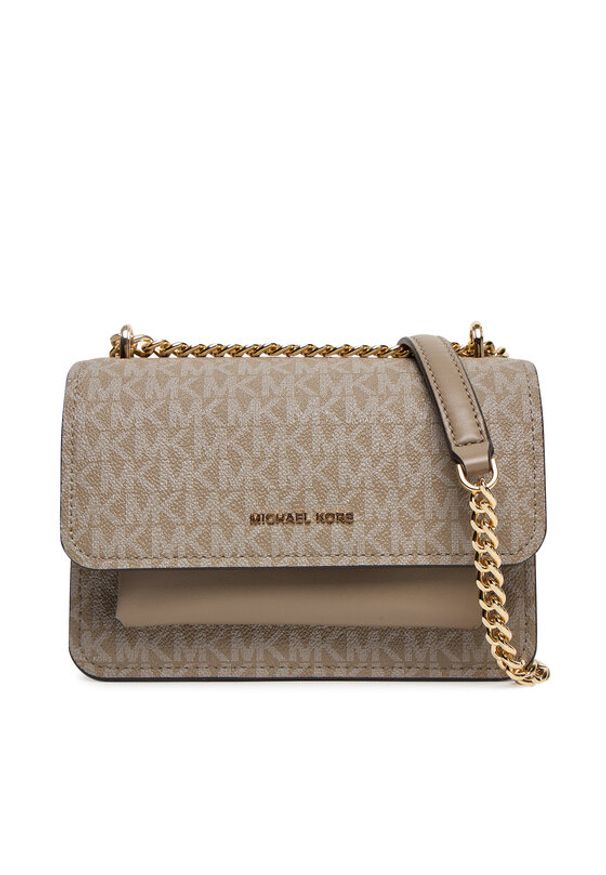 MICHAEL Michael Kors Torebka Claire 32R5GC7C1V Beżowy. Kolor: beżowy. Materiał: skórzane