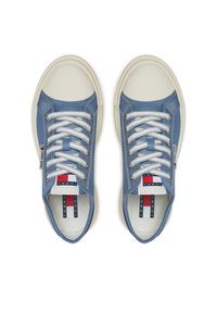 Tommy Jeans Trampki Foxing EN0EN02713 Niebieski. Kolor: niebieski. Materiał: materiał #4