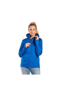 ERIMA - Kurtka damska Erima Softshell Performance. Kolor: niebieski. Materiał: softshell. Sport: turystyka piesza #1