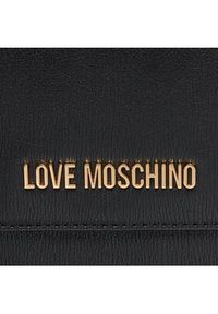 Love Moschino - LOVE MOSCHINO Mały Portfel Damski JC5701PP0ILD0000 Czarny. Kolor: czarny. Materiał: skóra