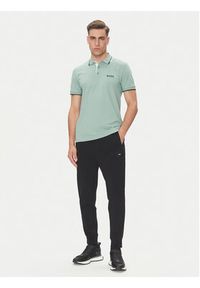 BOSS Polo Paddy Pro 50469102 Zielony Regular Fit. Typ kołnierza: polo. Kolor: zielony. Materiał: syntetyk #3