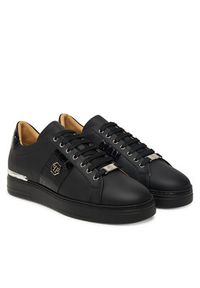 Philipp Plein - PHILIPP PLEIN Sneakersy FAES USC0664 PLE010N Czarny. Kolor: czarny. Materiał: skóra #2