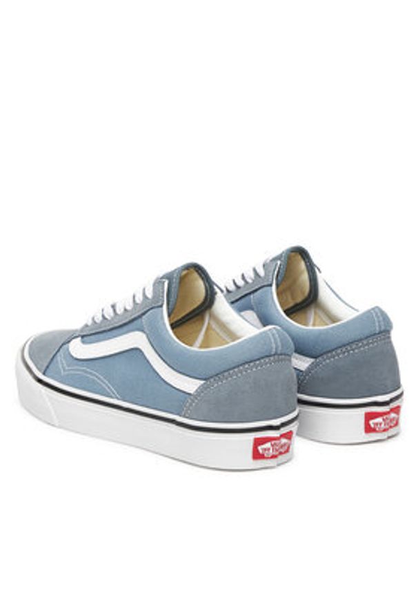 Vans Tenisówki Old Skool VN000D9YRV21 Niebieski. Kolor: niebieski. Materiał: skóra, zamsz