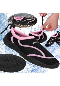 SPRINGOS - Buty do wody damskie Springos szybkoschnące. Okazja: na plażę. Kolor: czarny. Styl: sportowy