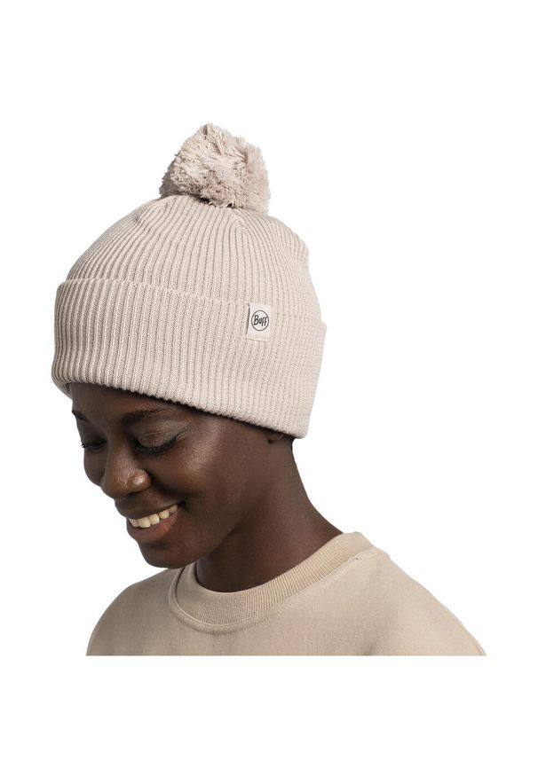 Buff - Czapka BUFF KNITTED BEANIE RENVI. Kolor: biały
