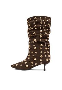 Eva Minge Botki EO-TESS-2117-05 Brązowy. Kolor: brązowy. Materiał: skóra, zamsz #5