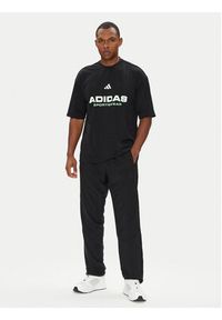 Adidas - adidas T-Shirt Common Goal JM1752 Czarny Loose Fit. Kolor: czarny. Materiał: syntetyk #5