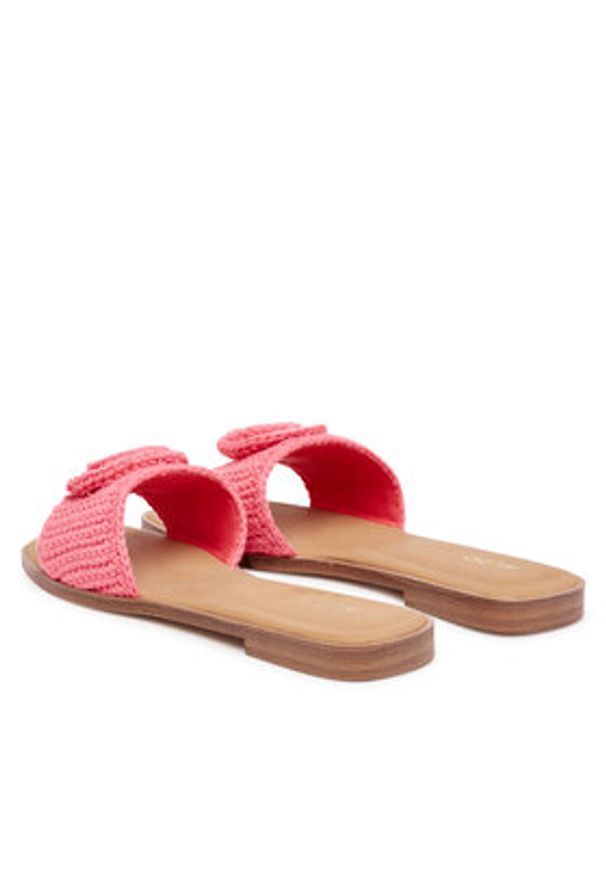 Aldo Klapki Sabbia 14016614 Różowy. Kolor: różowy. Materiał: materiał