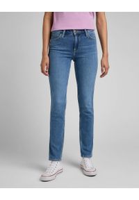 Lee - LEE ELLY DAMSKIE SPODNIE JEANSOWE JEANSY WEATHERED MID L305BTKB