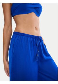 Triumph Spodnie materiałowe Summer 10227246 Niebieski Wide Leg. Kolor: niebieski. Materiał: syntetyk #4