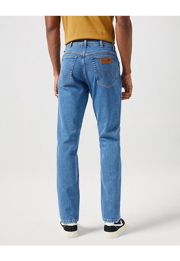 Wrangler - WRANGLER TEXAS SLIM MĘSKIE SPODNIE JEANSOWE JEANSY BARN 112351257 W12S017974