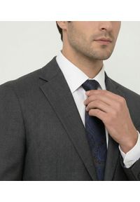 Krawat Męski - Angelo di Monti - Czarny, Niebieskie Akcenty. Kolor: niebieski. Materiał: tkanina. Styl: elegancki, wizytowy #4