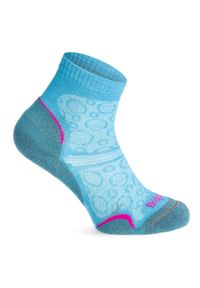 BRIDGEDALE - Skarpety trekkingowe damskie Bridgedale Ultralight T2 Performance Crew Merino. Kolor: niebieski. Sport: outdoor