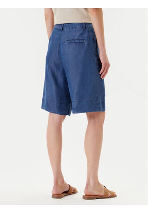 United Colors of Benetton - United Colors Of Benetton Bermudy 4KHND9020 Niebieski Relaxed Fit. Kolor: niebieski. Materiał: lyocell