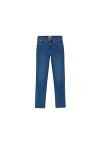 Wrangler - WRANGLER DAMSKIE SPODNIE JENSOWE HIGH SKINNY AZURE SKY 112355898