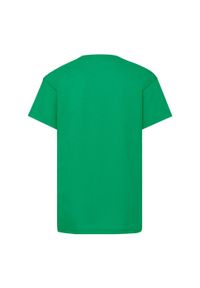 FRUIT OF THE LOOM - Oryginalna Koszulka Dla Dzieci. Kolor: zielony. Sport: turystyka piesza