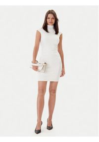 Marciano Guess Sukienka codzienna 4BGK0A 5661Z Beżowy Bodycon Fit. Okazja: na co dzień. Kolor: beżowy. Materiał: syntetyk. Typ sukienki: proste, bodycon. Styl: casual #4
