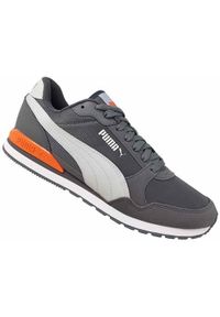 Buty do chodzenia męskie Puma ST Runner V3 Mesh. Zapięcie: sznurówki. Kolor: fioletowy, wielokolorowy, pomarańczowy, szary. Materiał: mesh. Szerokość cholewki: normalna. Sport: turystyka piesza