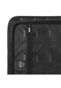 Wittchen - Średnia walizka z ABS-u tłoczona. Kolor: czarny. Materiał: guma. Wzór: geometria. Styl: klasyczny #6