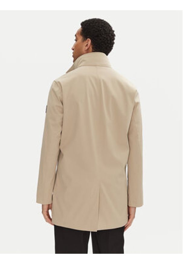 Tom Tailor Płaszcz przejściowy 1045060 Beżowy Regular Fit. Kolor: beżowy. Materiał: syntetyk