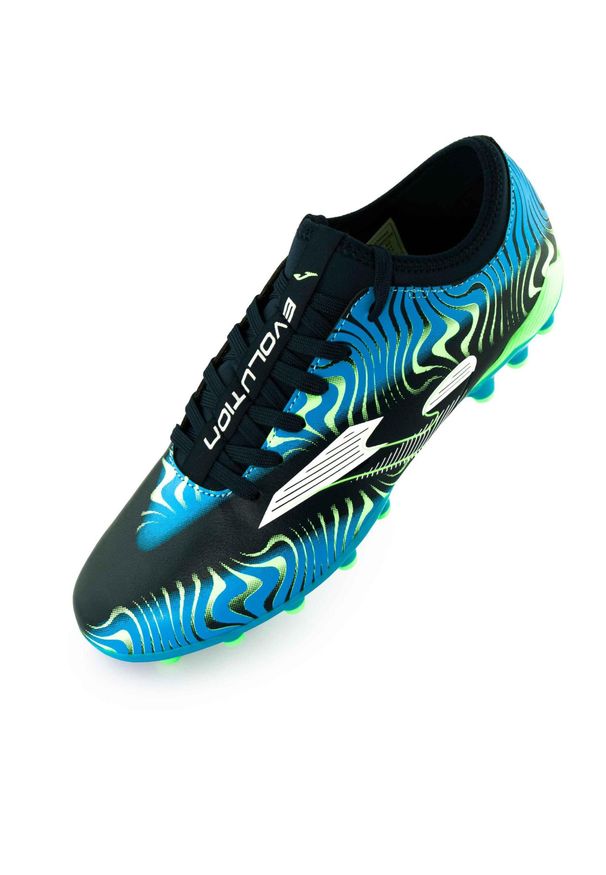 Buty piłkarskie Joma Evolution 2503 AG granatowe/szaro-zielone 42. Kolor: szary, wielokolorowy, niebieski, czerwony, pomarańczowy. Sport: piłka nożna
