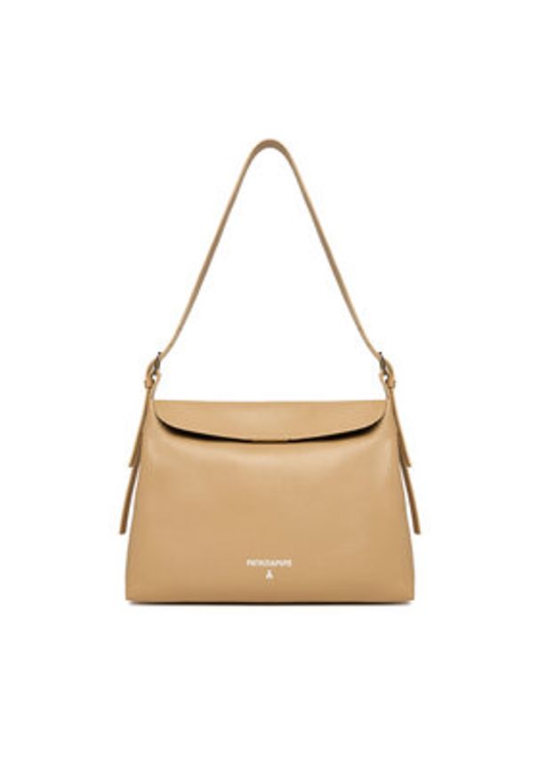 Patrizia Pepe Torebka 8B0257/L148-B775 Beżowy. Kolor: beżowy. Materiał: skórzane