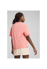 Puma - Młodzieżowa koszulka Essentials Boxy PUMA Pink Fruit. Kolor: różowy