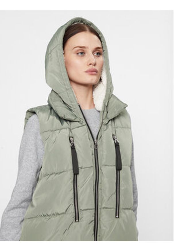 only - ONLY Bezrękawnik 15300259 Zielony Regular Fit. Kolor: zielony. Materiał: syntetyk. Długość rękawa: bez rękawów